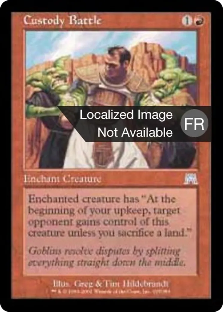 Combat pour la garde — Onslaught — Magic: The Gathering