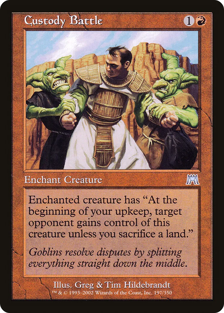 Combat pour la garde — Onslaught — Magic: The Gathering