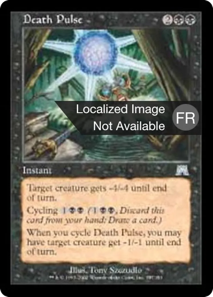 Pulsation mortelle — Onslaught — Magic: The Gathering