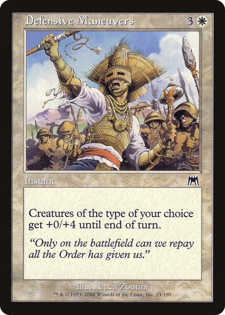 Defensive Maneuvers — Onslaught — Magic: The Gathering