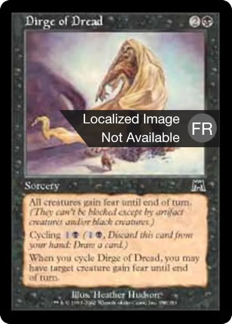 Hymne d'effroi — Onslaught — Magic: The Gathering
