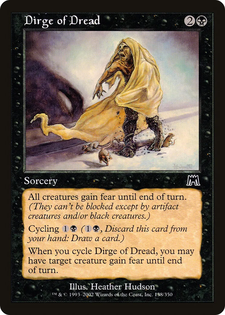 Dirge of Dread — Onslaught — Magic: The Gathering