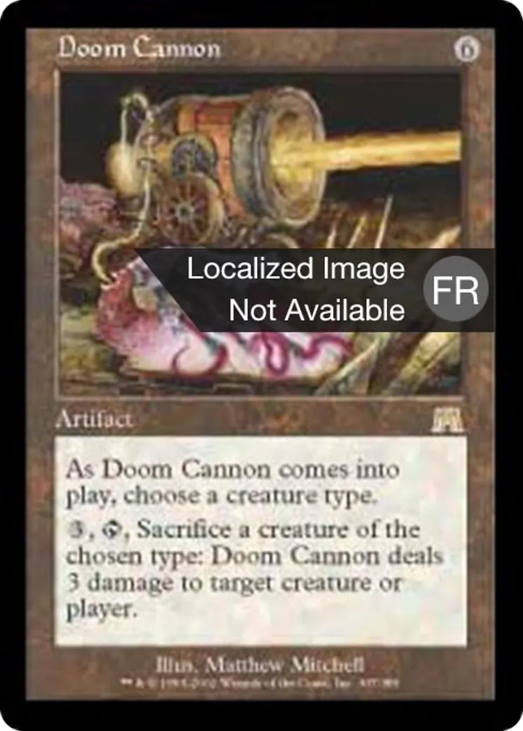 Canon de la mort — Onslaught — Magic: The Gathering