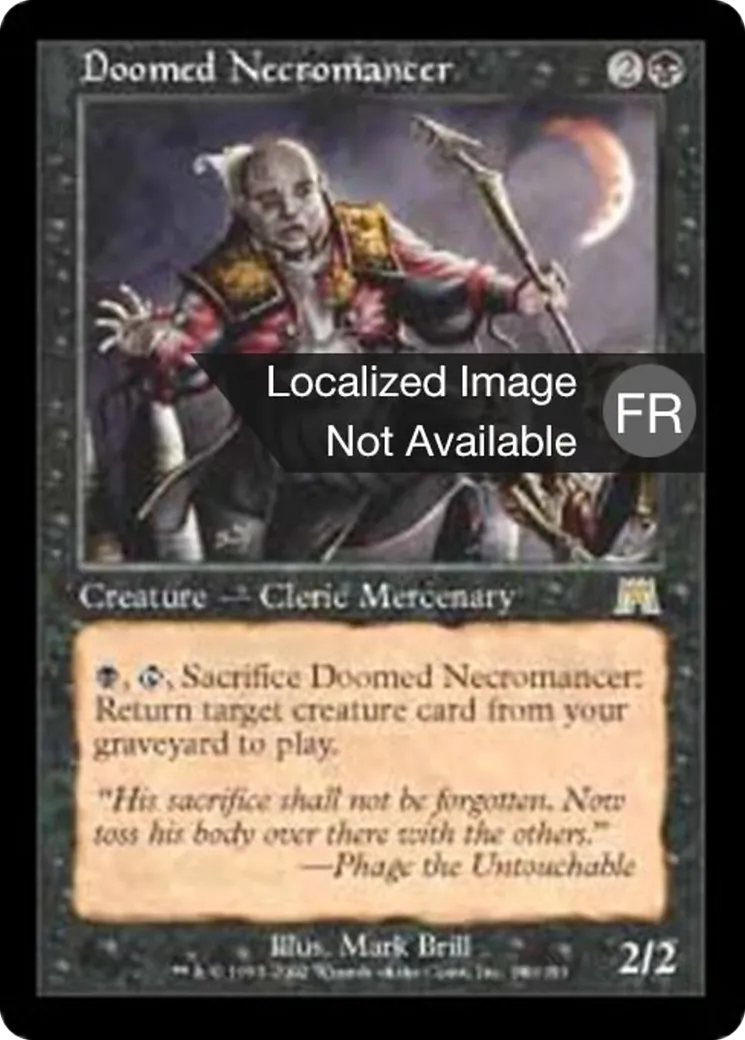 Nécromancien condamné — Onslaught — Magic: The Gathering