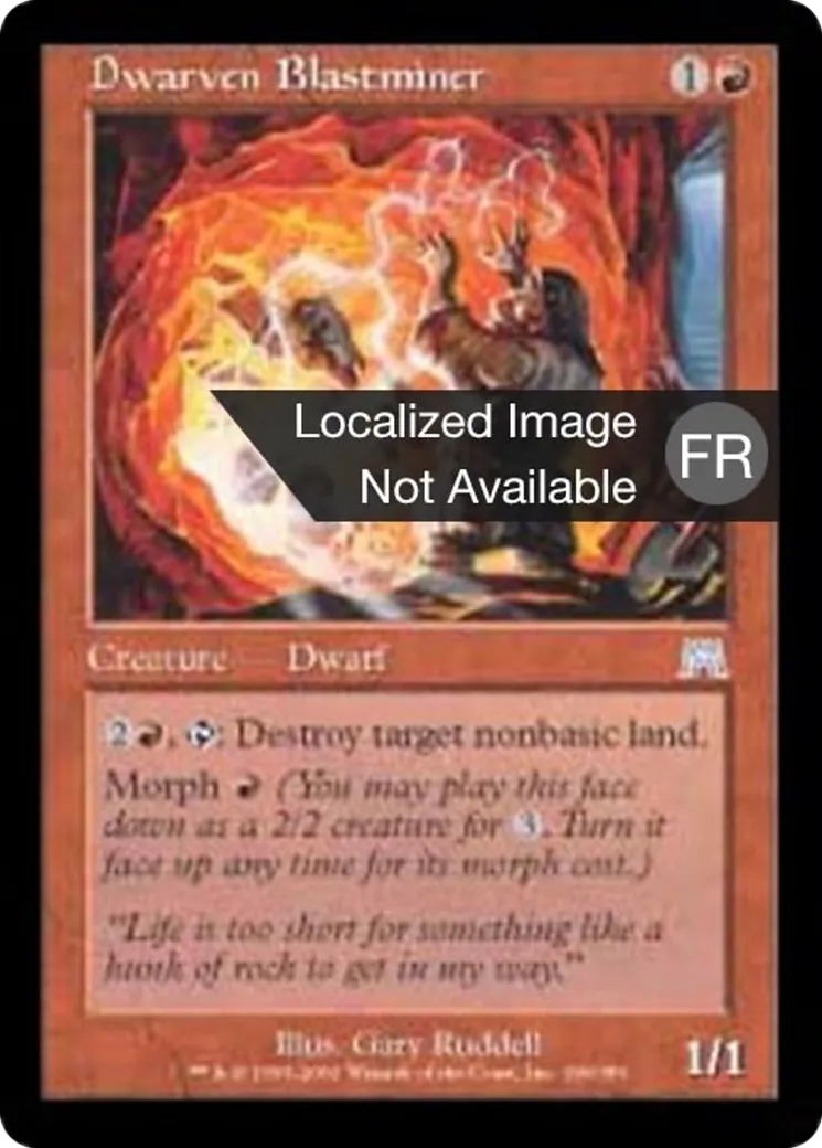 Excavateur nain — Onslaught — Magic: The Gathering