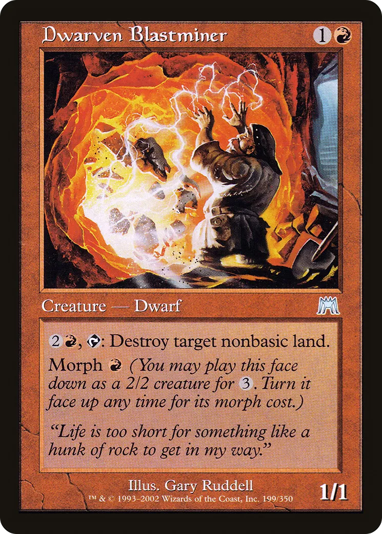 Excavateur nain — Onslaught — Magic: The Gathering