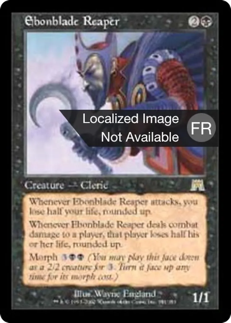 Faucheur à lame d'ébène — Onslaught — Magic: The Gathering