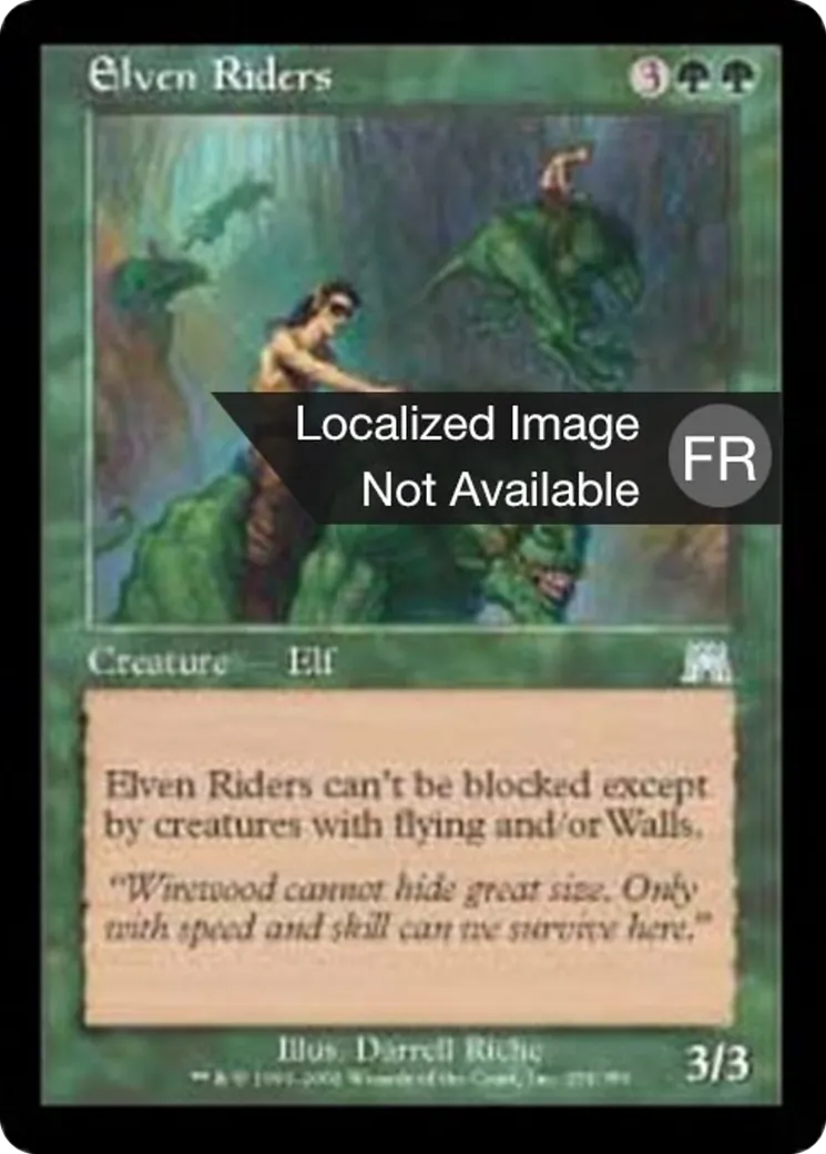 Cavaliers elfes — Onslaught — Magic: The Gathering