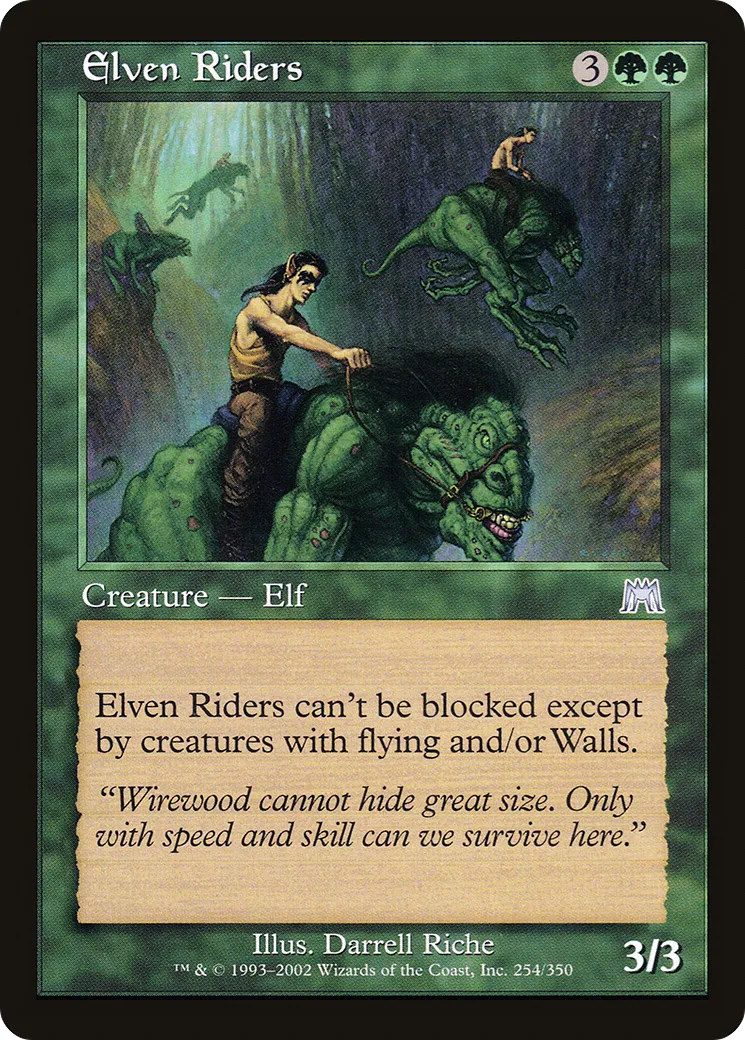 Elven Riders — Onslaught — Magic: The Gathering