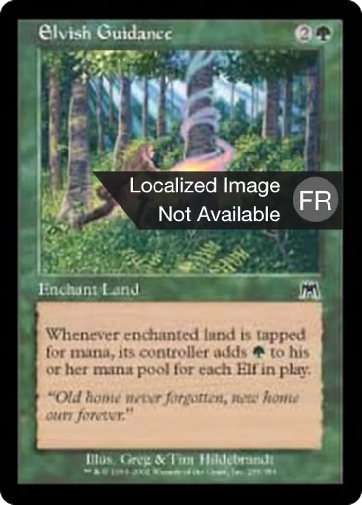 Guidé par les elfes — Onslaught — Magic: The Gathering