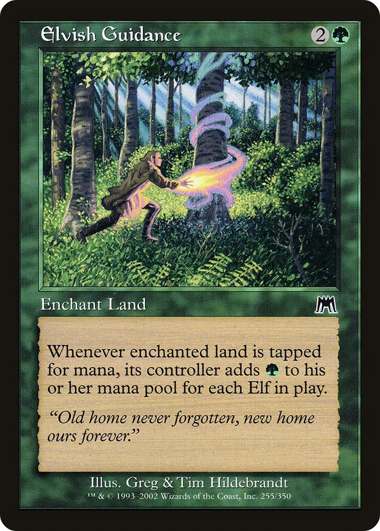 Guidé par les elfes — Onslaught — Magic: The Gathering