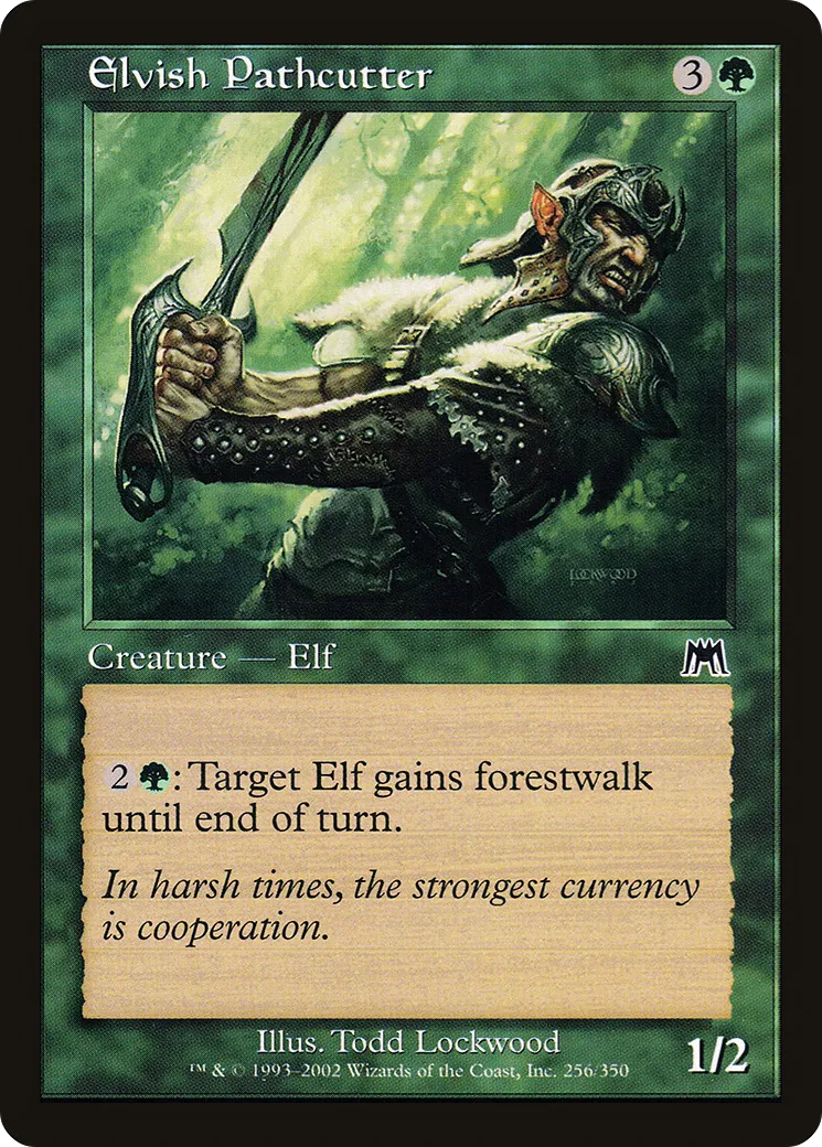 Passe-sentier elfe — Onslaught — Magic: The Gathering