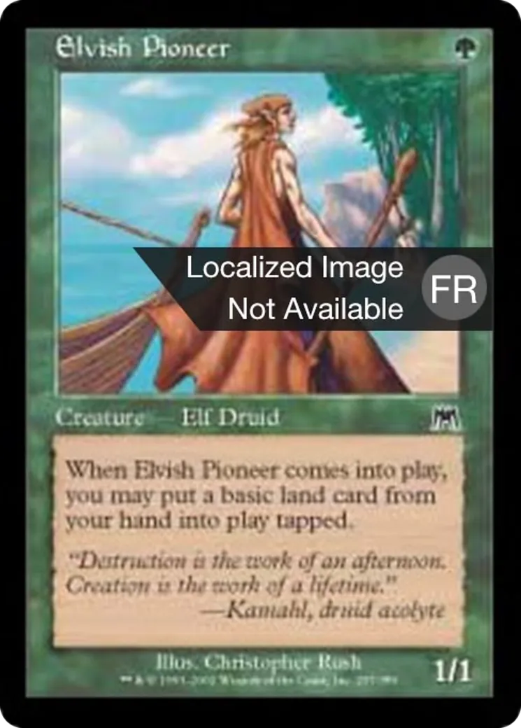 Pionnier elfe — Onslaught — Magic: The Gathering