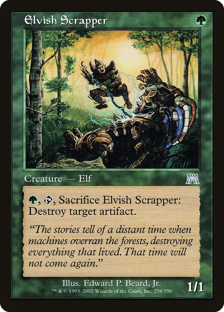 Elvish Scrapper — Onslaught — Magic: The Gathering