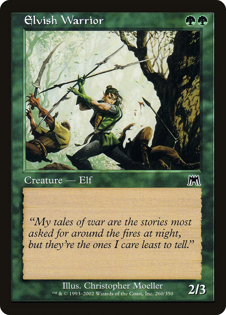 Guerrier elfe — Onslaught — Magic: The Gathering