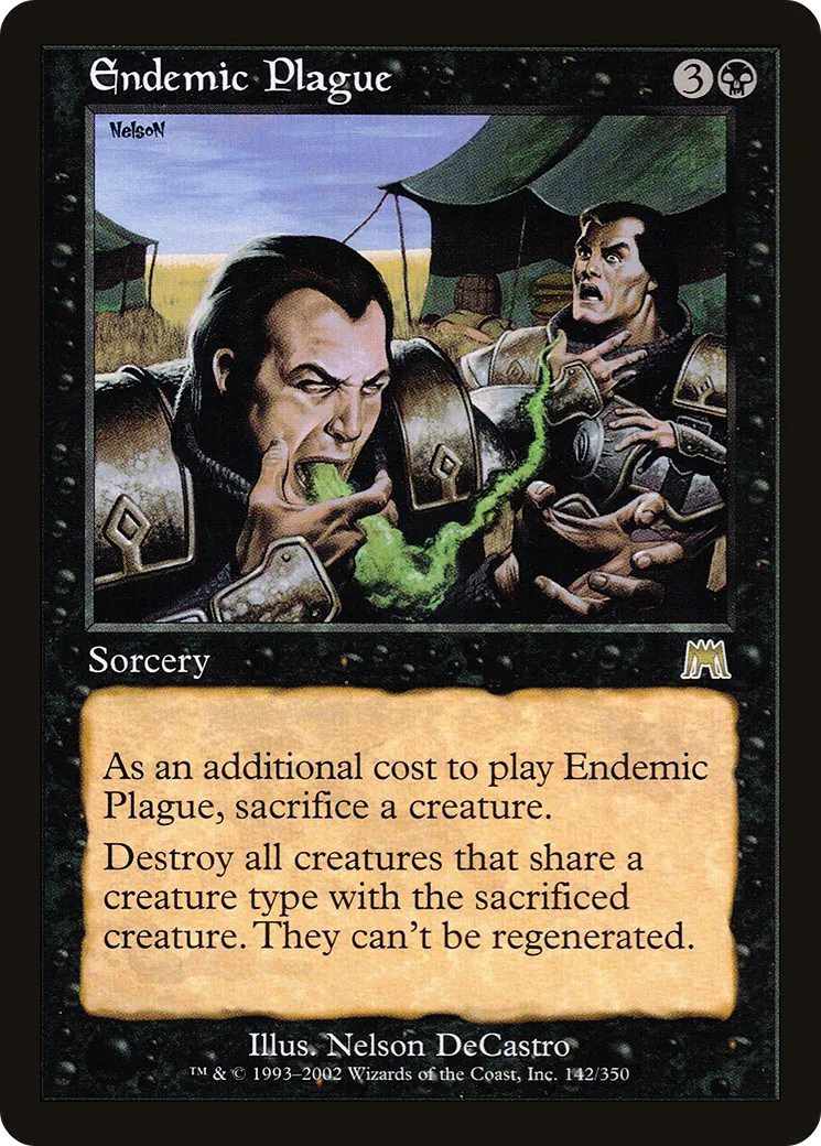 Peste endémique — Onslaught — Magic: The Gathering