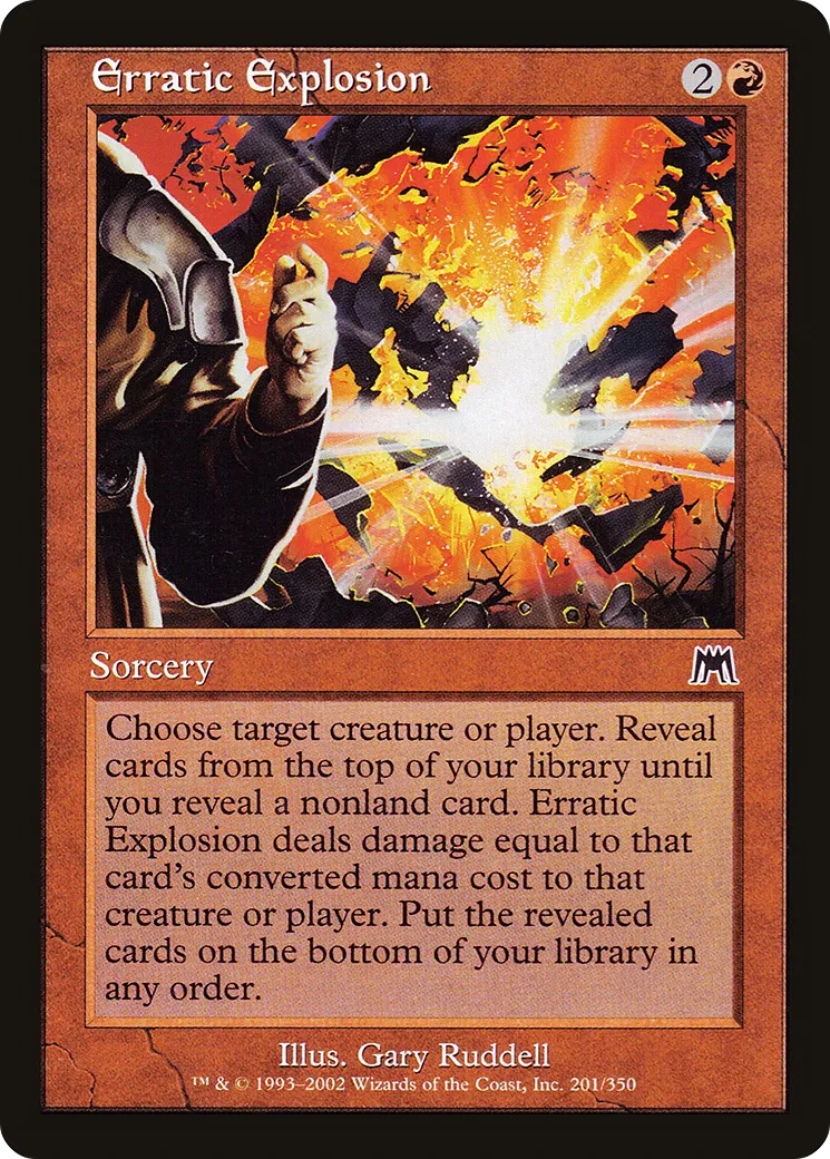 Explosion imprévisible — Onslaught — Magic: The Gathering