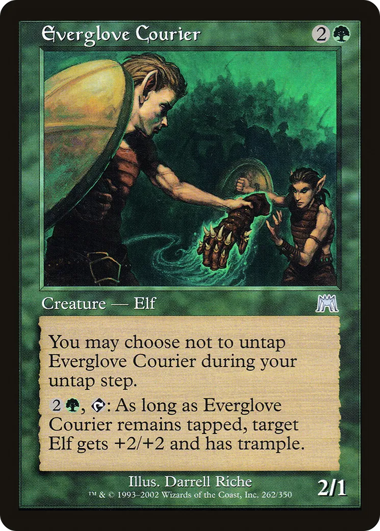 Everglove Courier — Onslaught — Magic: The Gathering