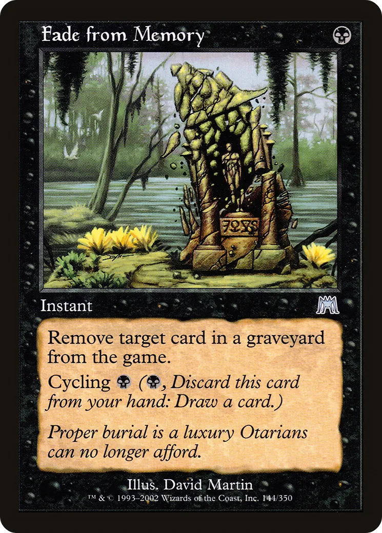 Effacer de la mémoire — Onslaught — Magic: The Gathering