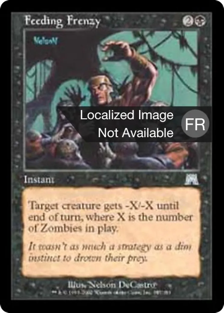 Frénésie nourrissante — Onslaught — Magic: The Gathering