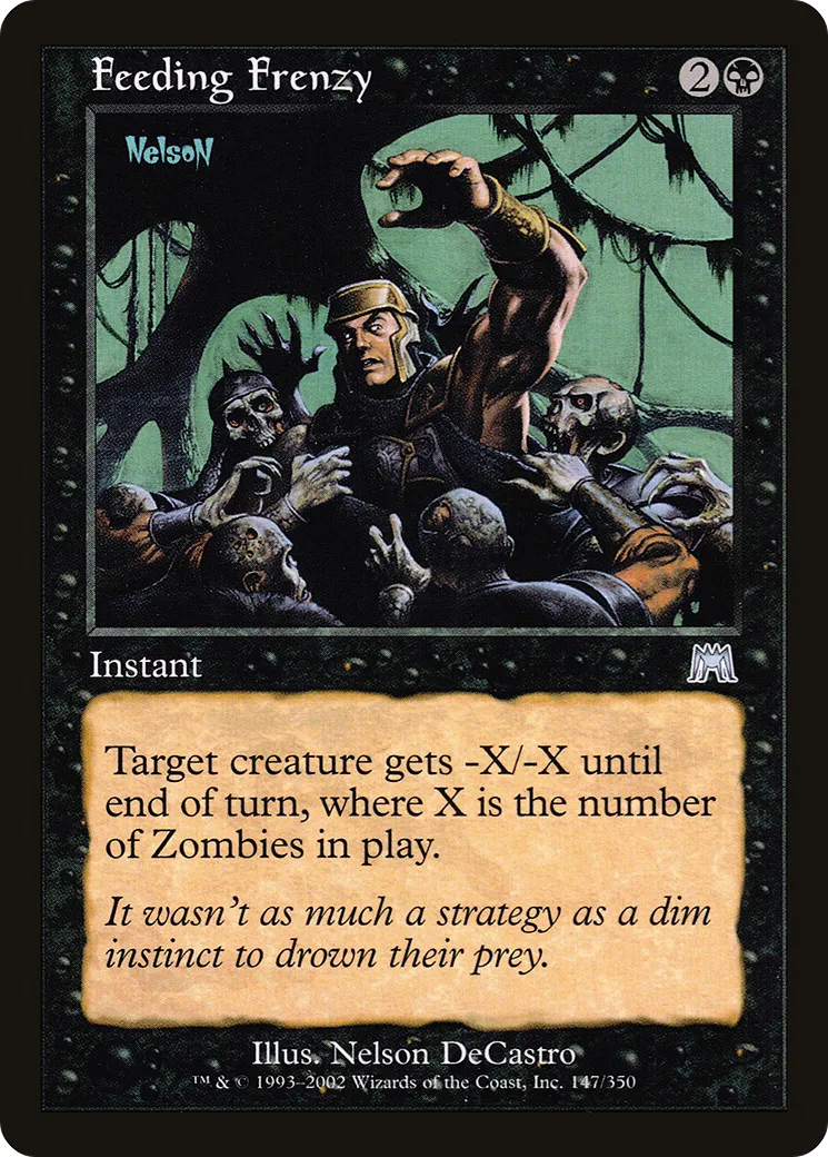 Frénésie nourrissante — Onslaught — Magic: The Gathering