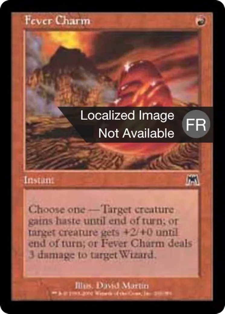 Fétiche de fièvre — Onslaught — Magic: The Gathering