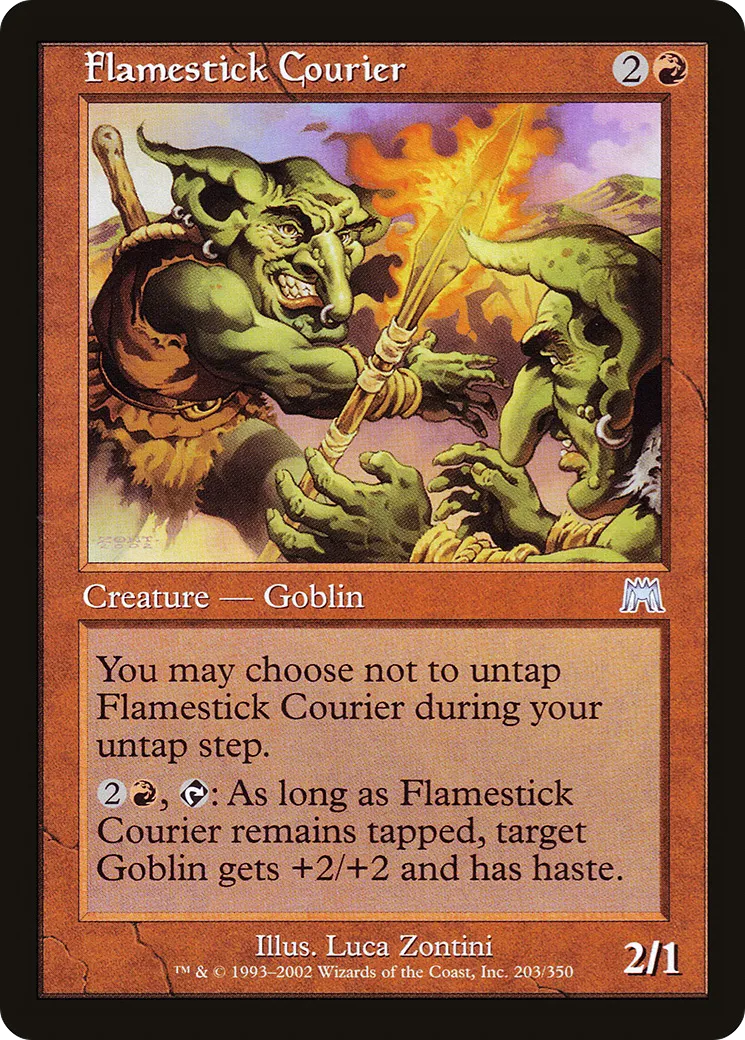 Flamestick Courier — Onslaught — Magic: The Gathering