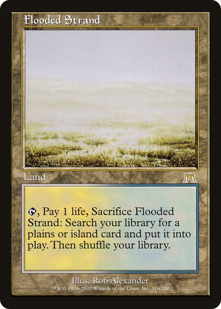 Flooded Strand — Onslaught — Magic: The Gathering