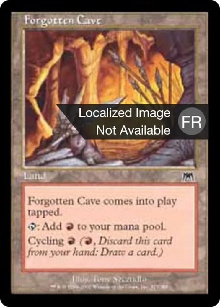 Caverne oubliée — Onslaught — Magic: The Gathering