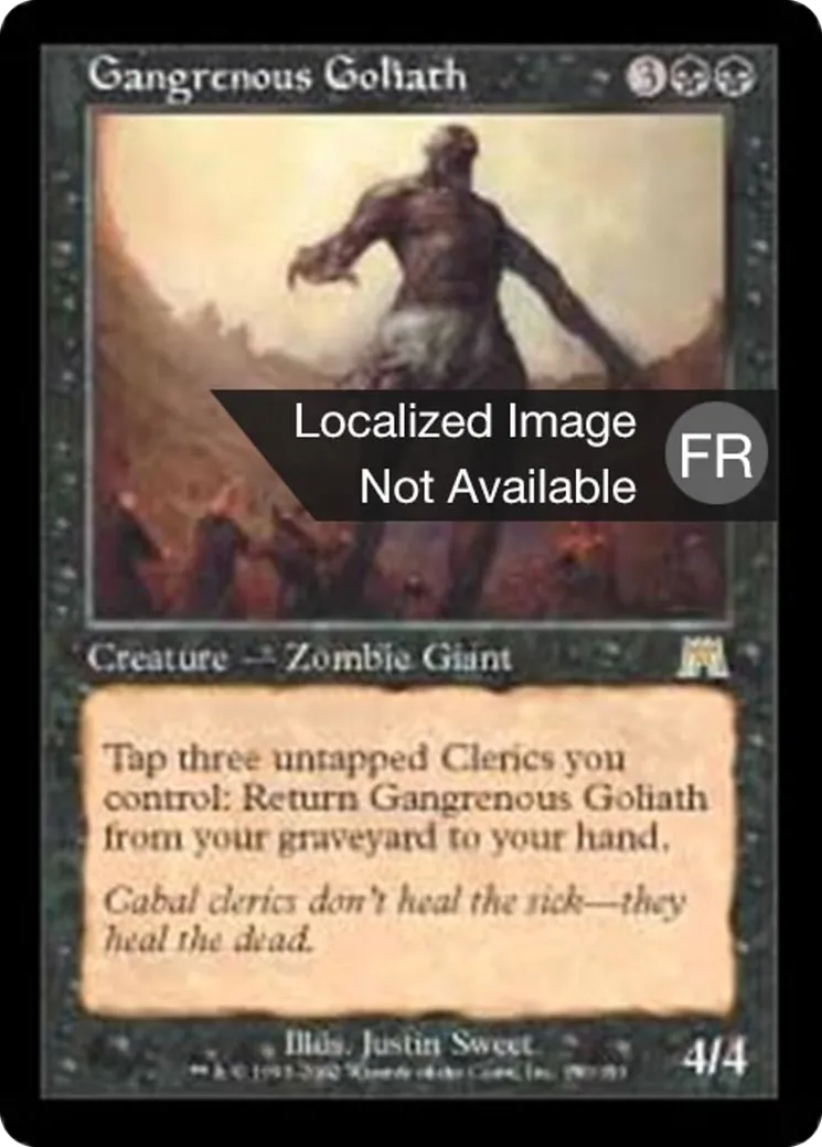 Goliath gangreneux — Onslaught — Magic: The Gathering