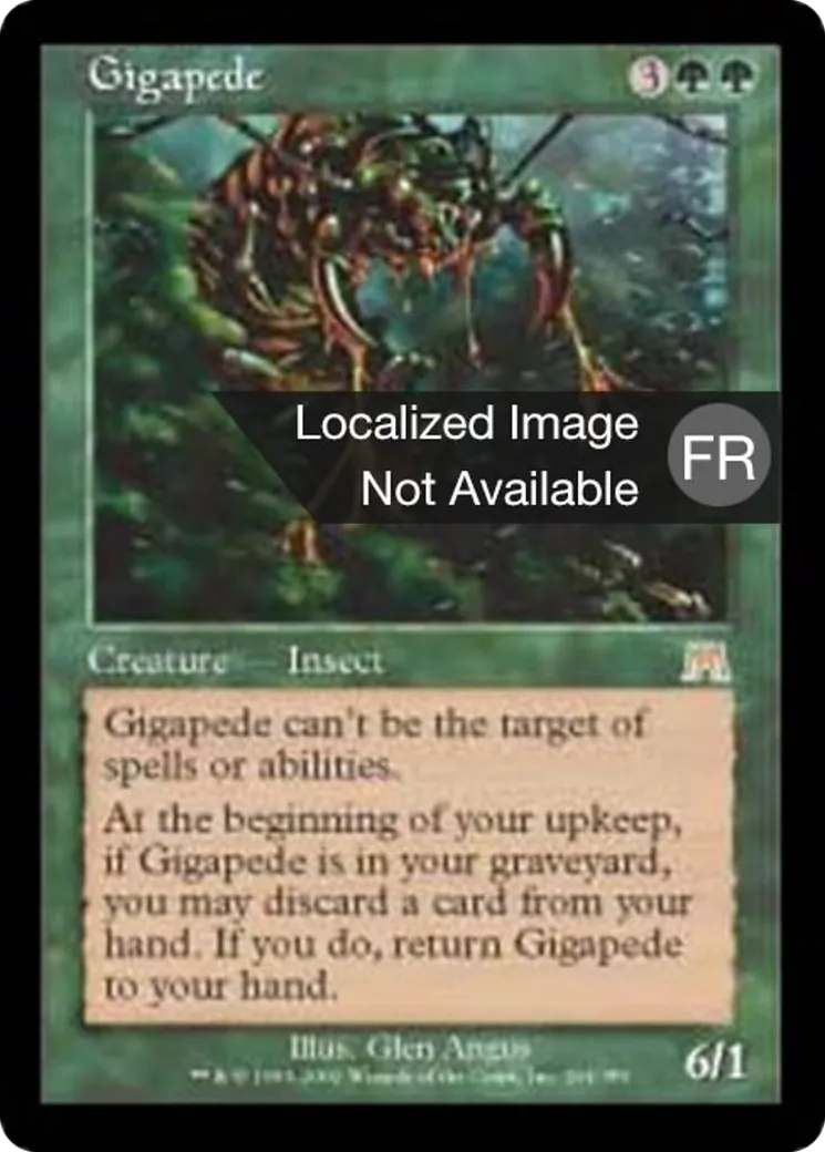 Gigapède — Onslaught — Magic: The Gathering
