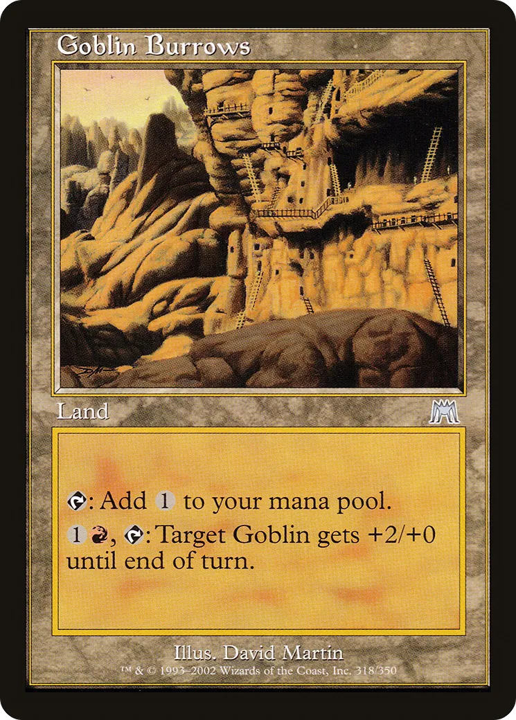 Goblin Burrows — Onslaught — Magic: The Gathering
