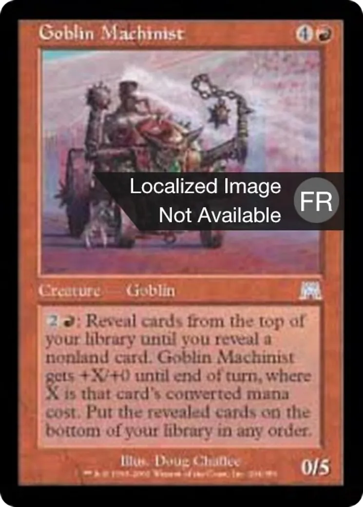 Machiniste gobelin — Onslaught — Magic: The Gathering