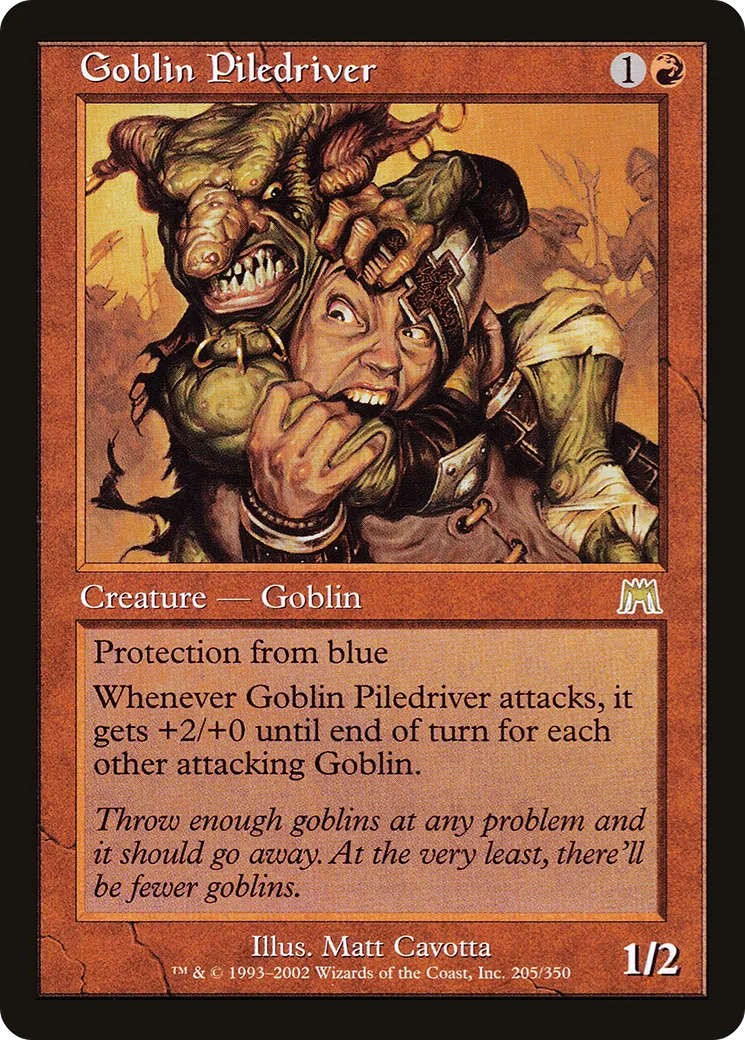 Goblin Piledriver — Onslaught — Magic: The Gathering