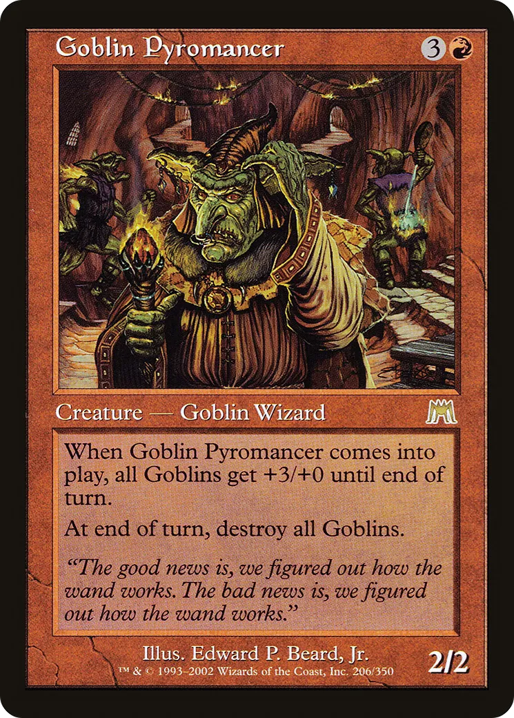 Goblin Pyromancer — Onslaught — Magic: The Gathering