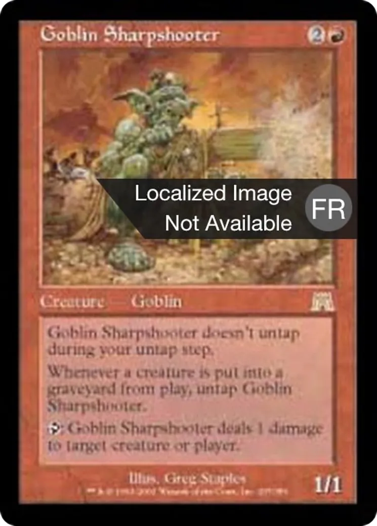 Franc-tireur gobelin — Onslaught — Magic: The Gathering