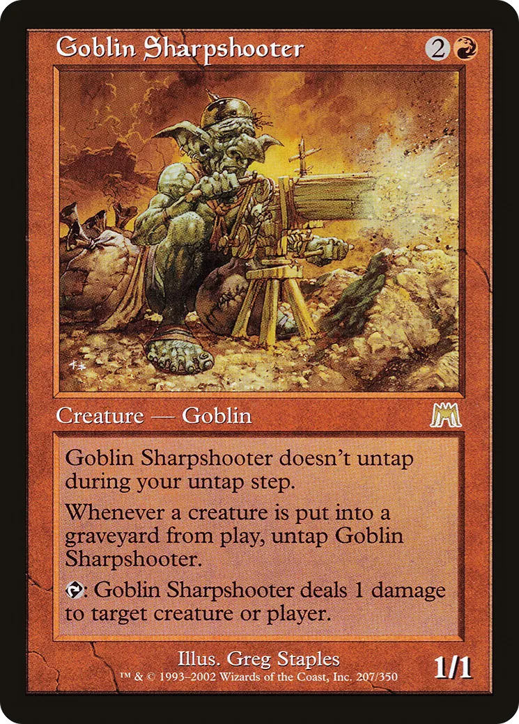 Goblin Sharpshooter — Onslaught — Magic: The Gathering