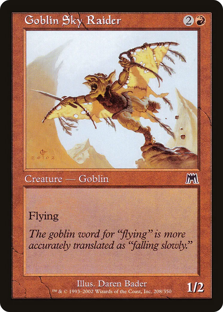 Goblin Sky Raider — Onslaught — Magic: The Gathering