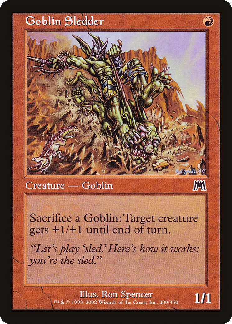Goblin Sledder — Onslaught — Magic: The Gathering