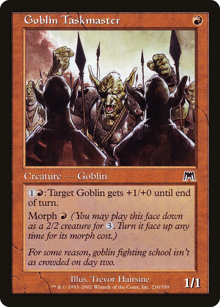 Goblin Taskmaster — Onslaught — Magic: The Gathering