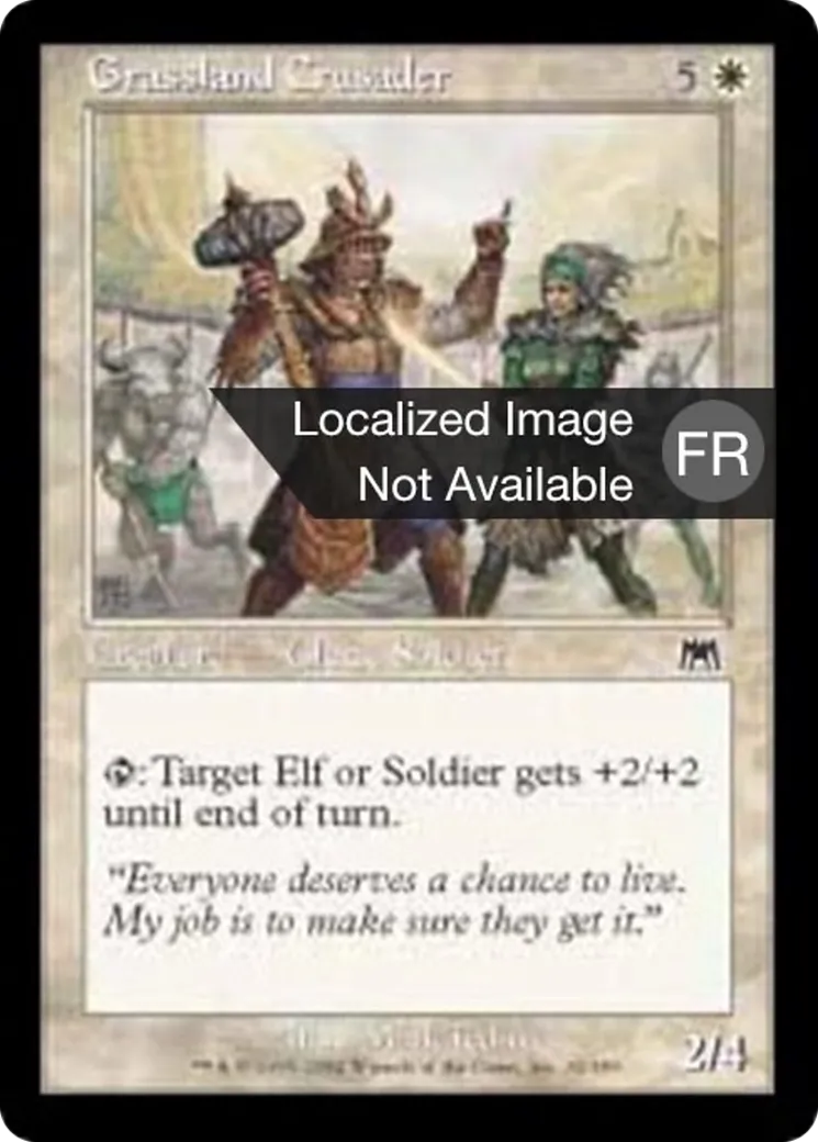 Guerrier sacré des herbages — Onslaught — Magic: The Gathering