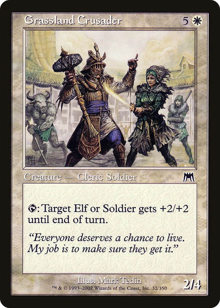 Guerrier sacré des herbages — Onslaught — Magic: The Gathering