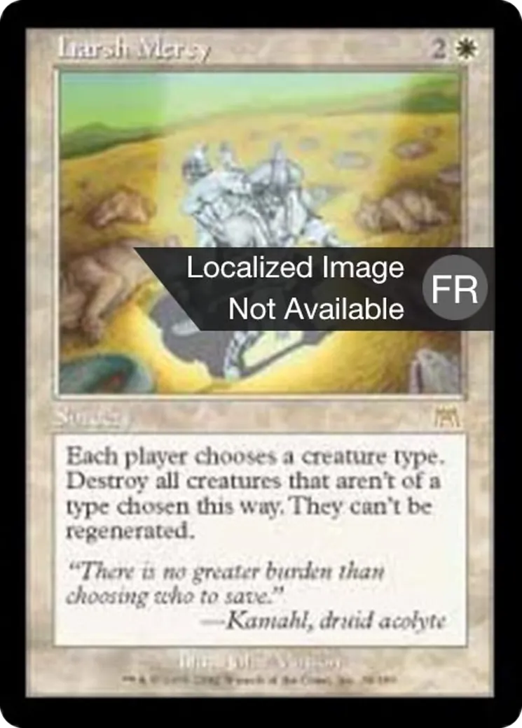 Cruelle miséricorde — Onslaught — Magic: The Gathering