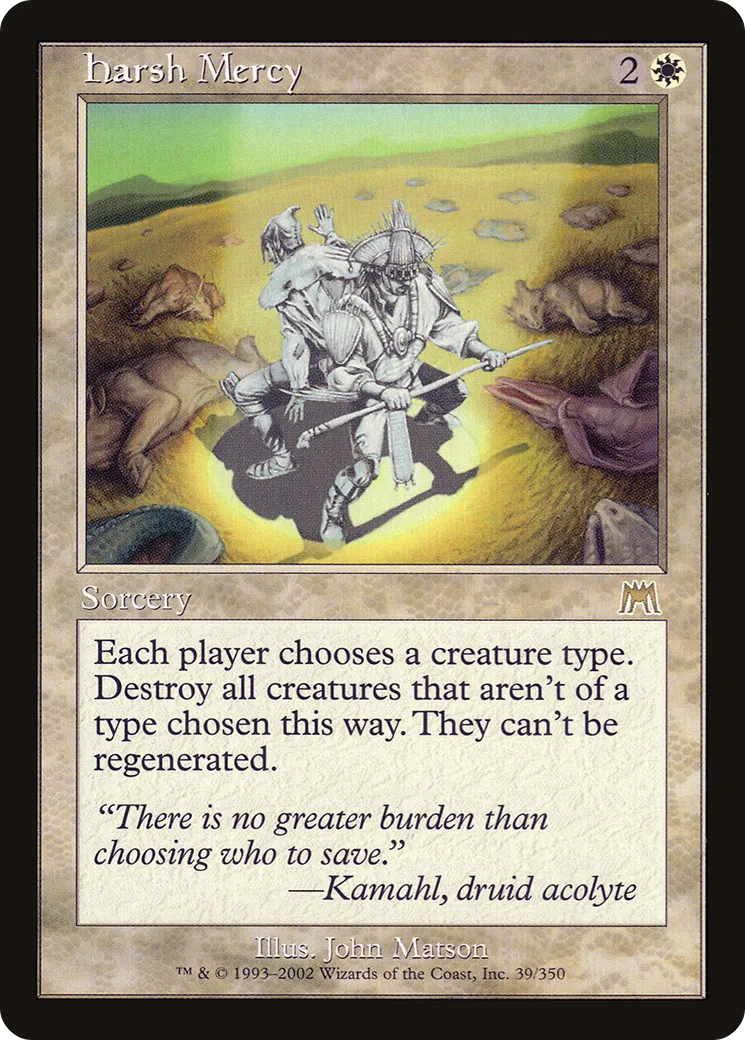 Harsh Mercy — Onslaught — Magic: The Gathering