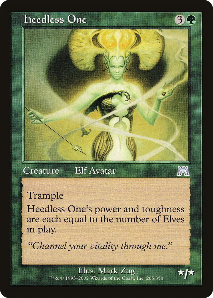 Heedless One — Onslaught — Magic: The Gathering