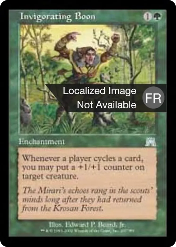Faveur revitalisante — Onslaught — Magic: The Gathering
