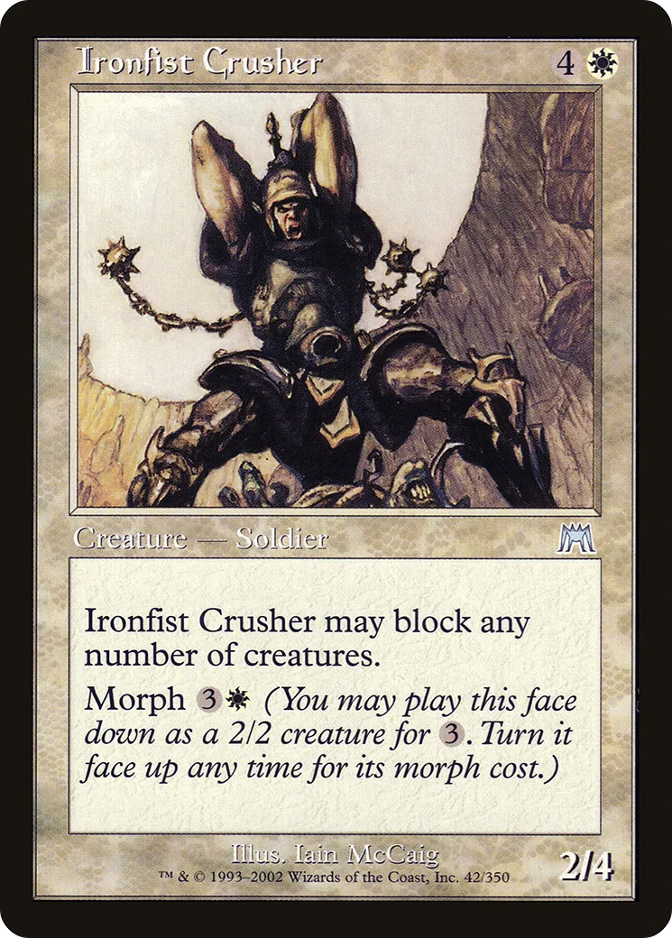 Écrabouilleur aux poings de fer — Onslaught — Magic: The Gathering