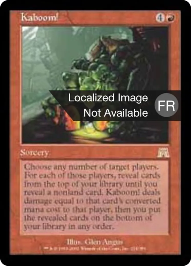 Kaboum ! — Onslaught — Magic: The Gathering