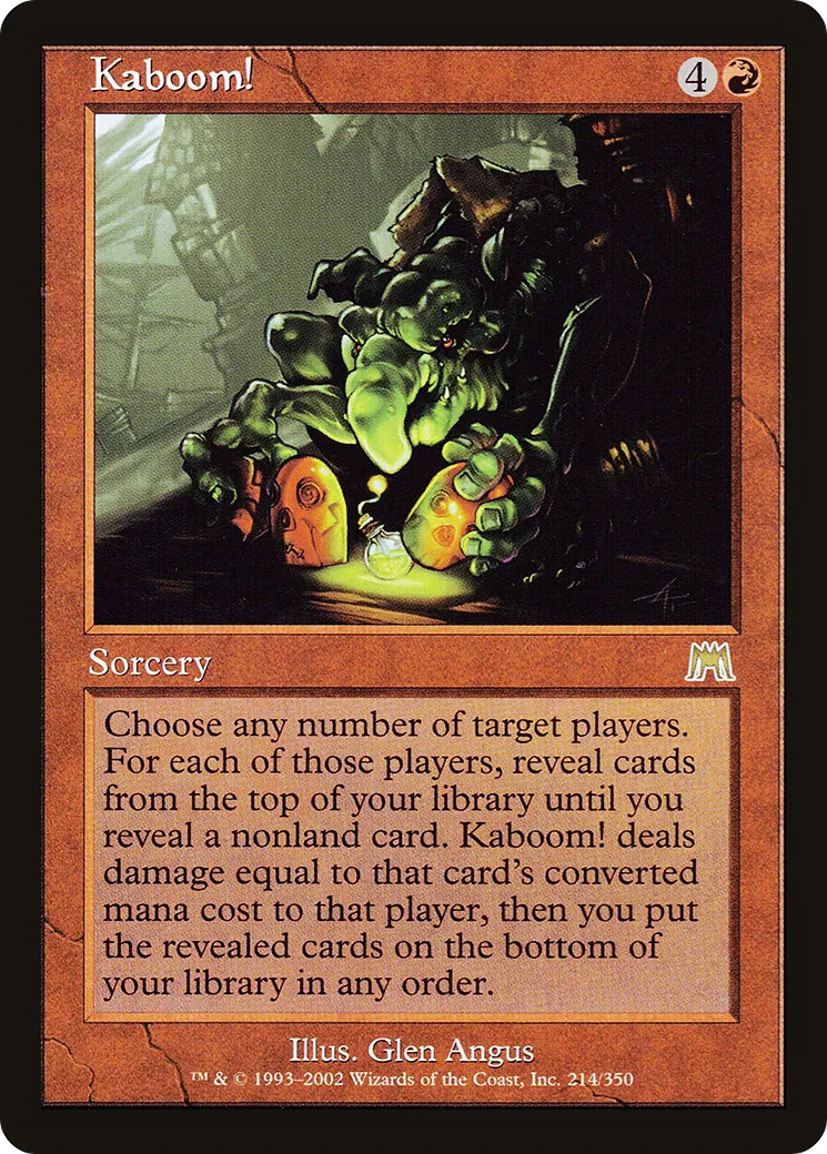 Kaboum ! — Onslaught — Magic: The Gathering