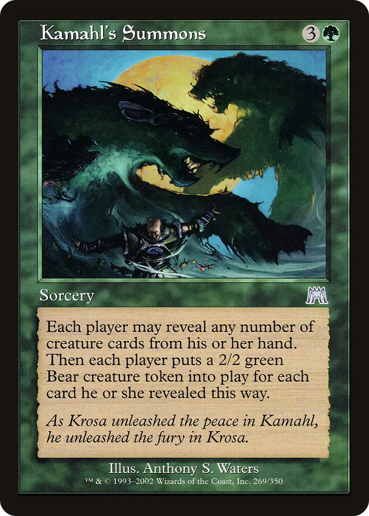 Recrutement de Kamahl — Onslaught — Magic: The Gathering